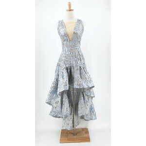 Bronx & Banco Fiona Dress Medium High Low Party Special Event Statement Glam